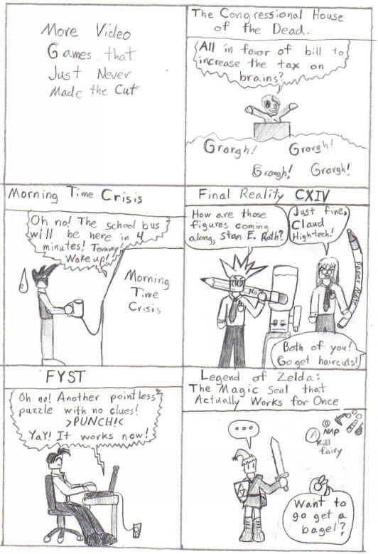 More Video Games that Didn't Make the Cut